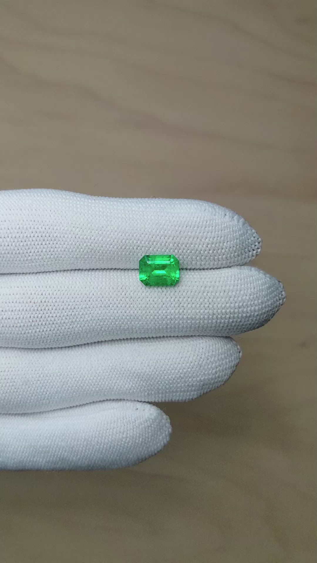 1.90 Ct. Emerald from Ethiopia Size Video