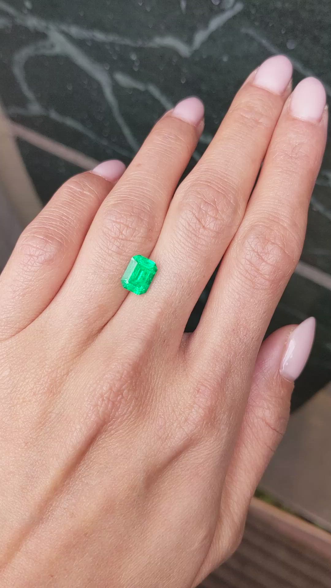 1.90 Ct. Emerald from Ethiopia Size Video