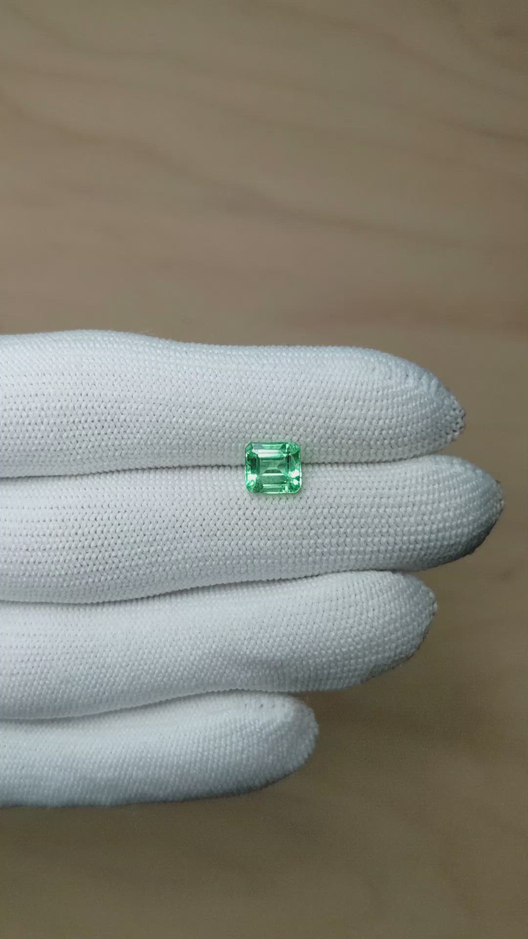 1.62 Ct. Emerald from Colombia Size Video