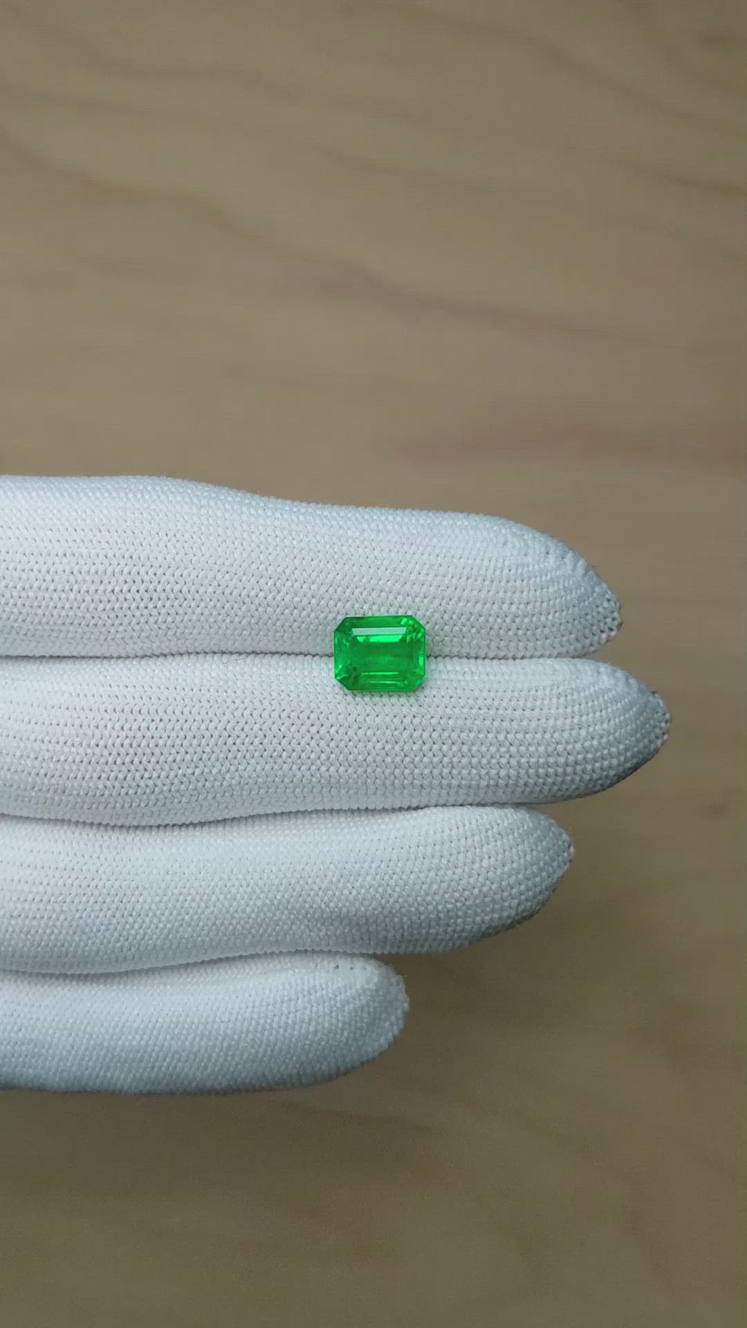 2.97 Ct. Emerald from Zambia Size Video