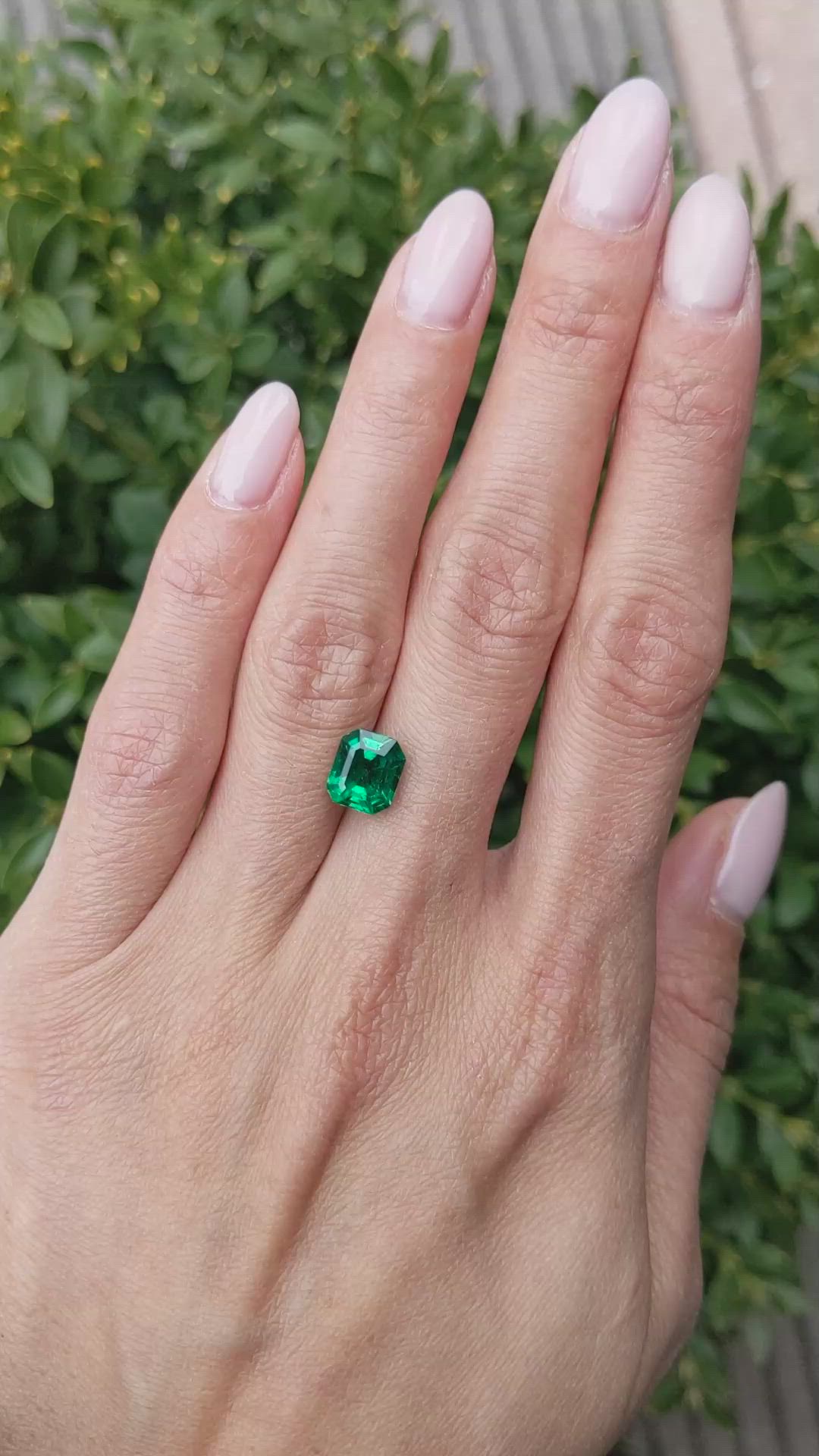 2.09 Ct. Emerald from Zambia Size Video