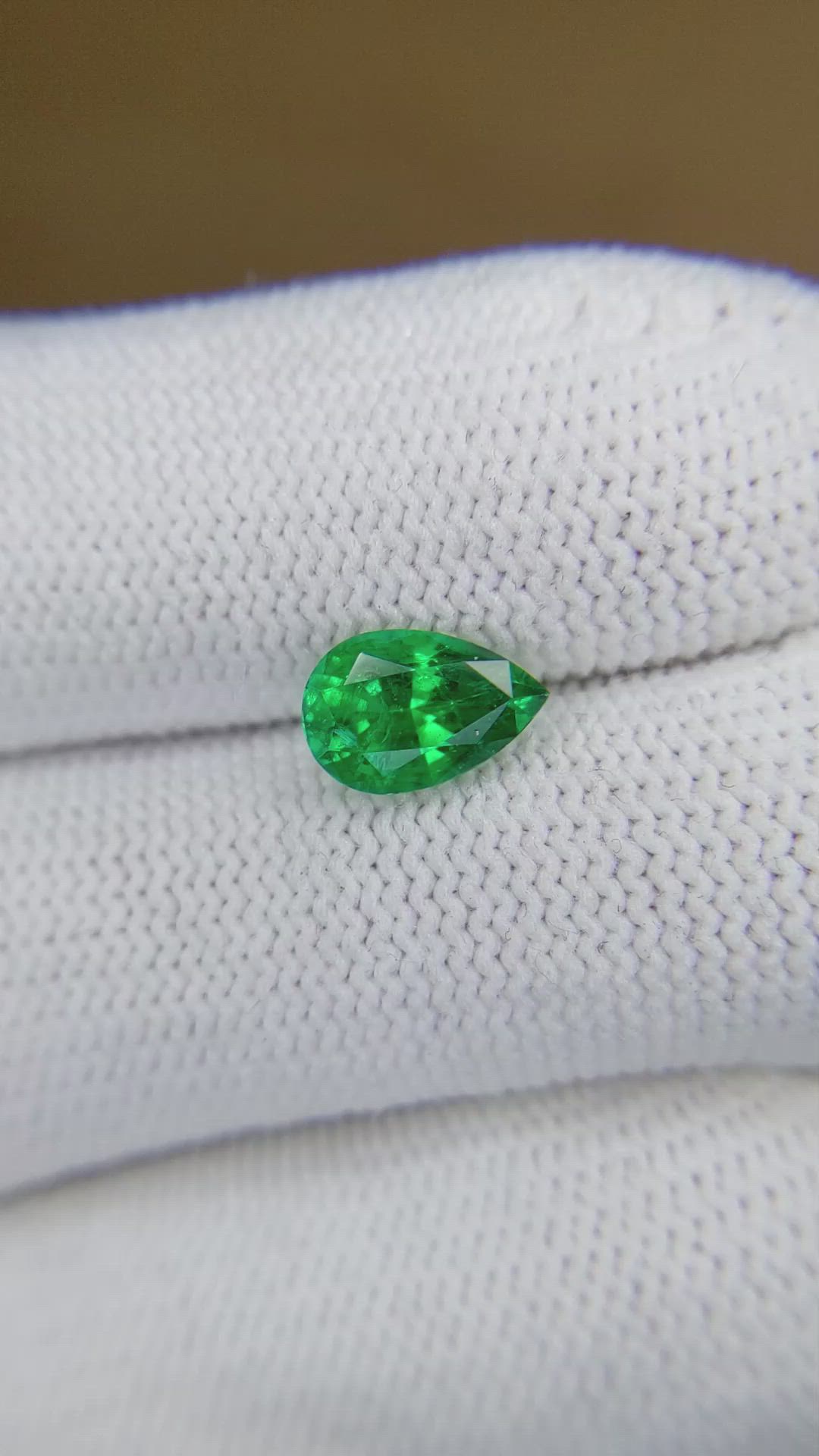 1.17 Ct. Emerald from Zambia Size Video