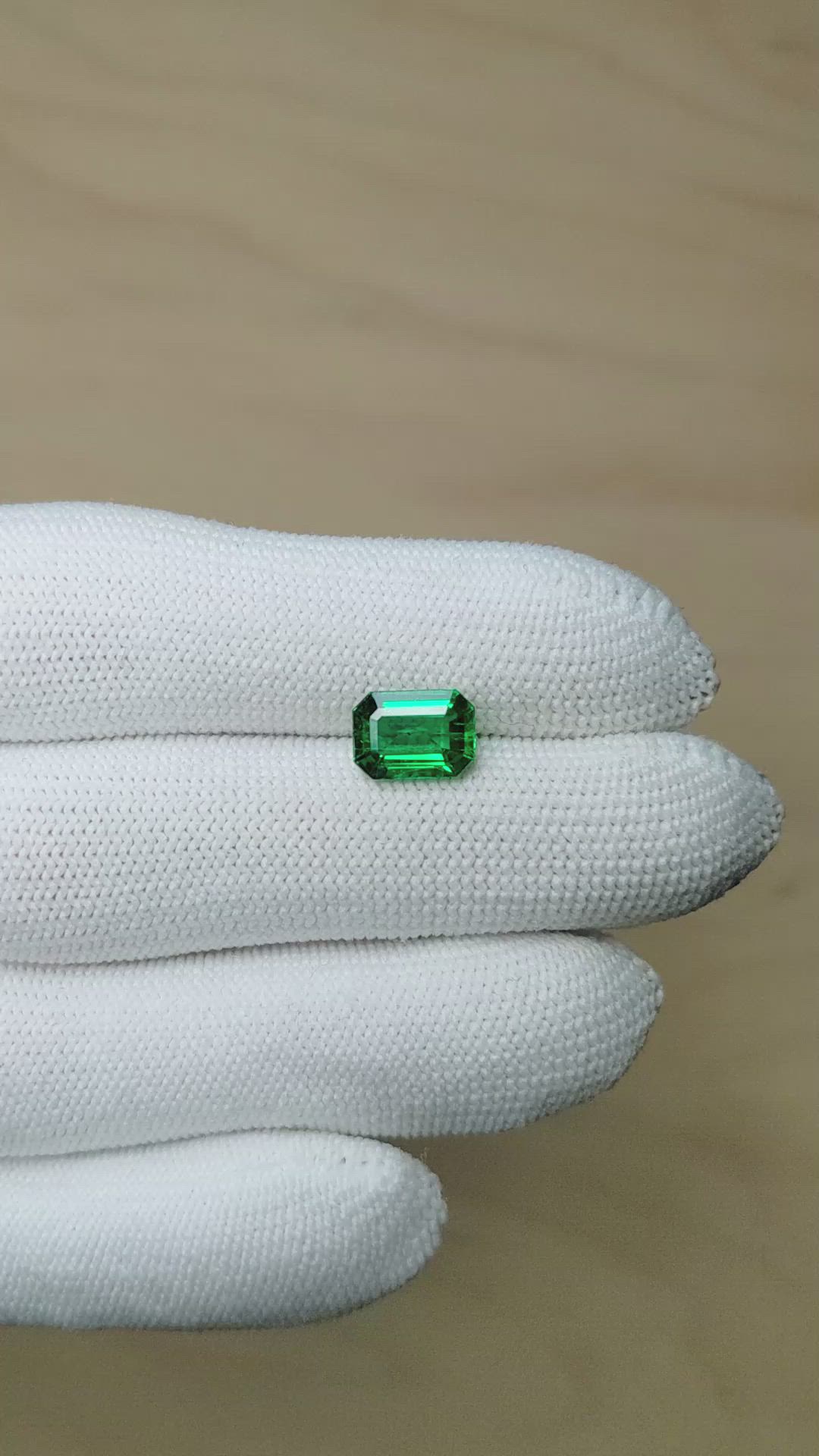 2.01 Ct. Emerald from Zambia Size Video