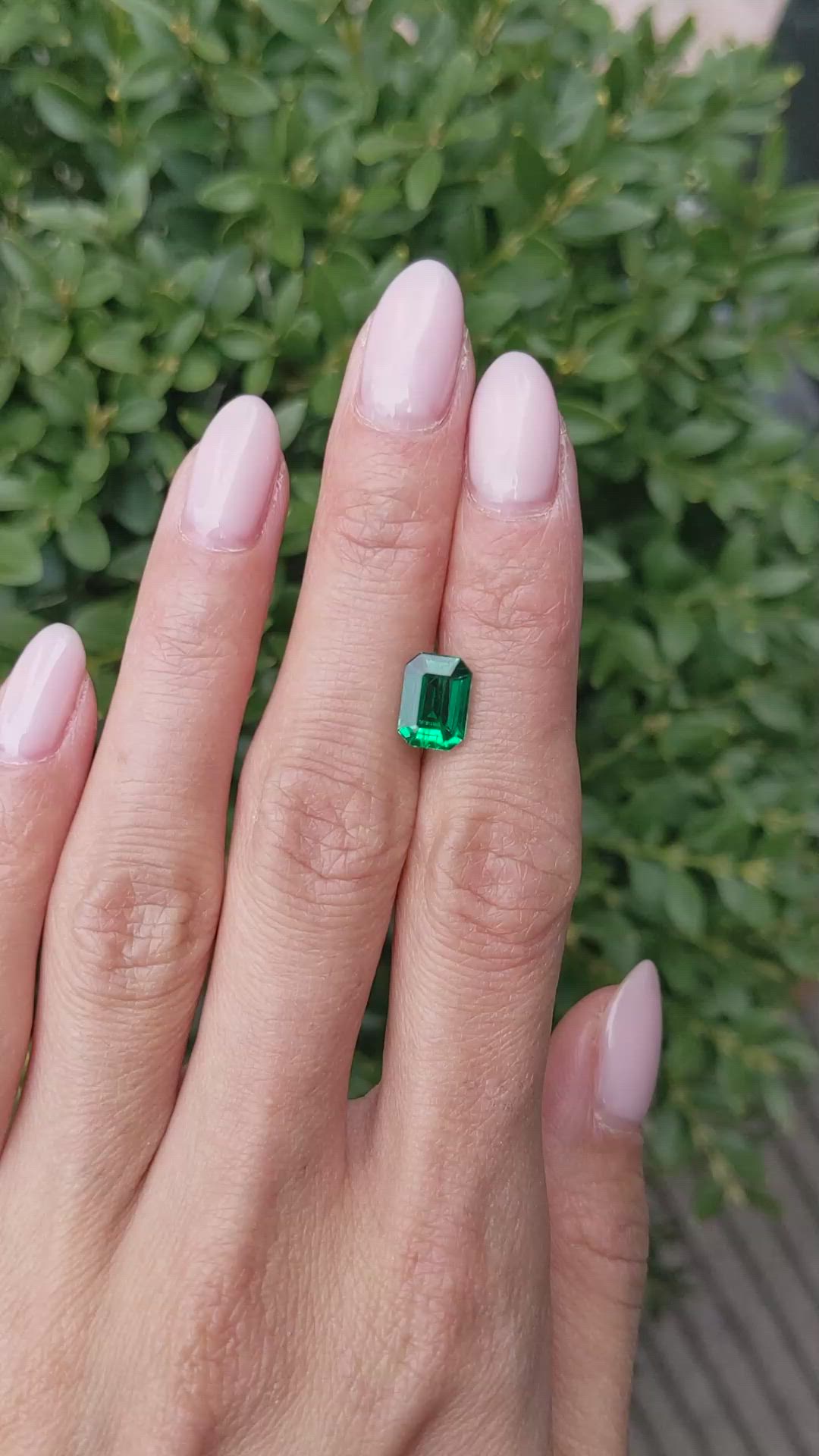 2.01 Ct. Emerald from Zambia Size Video