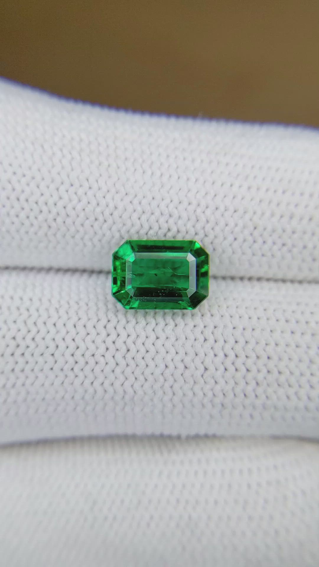 2.01 Ct. Emerald from Zambia Size Video