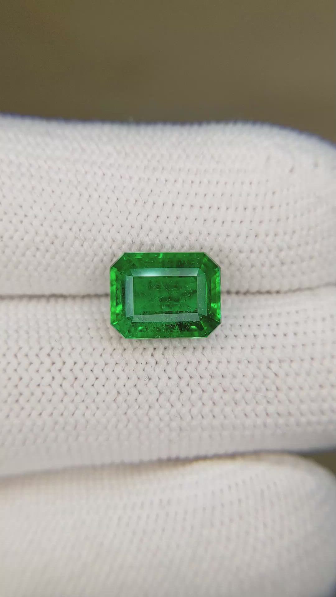 3.15 Ct. Emerald from Zambia Size Video