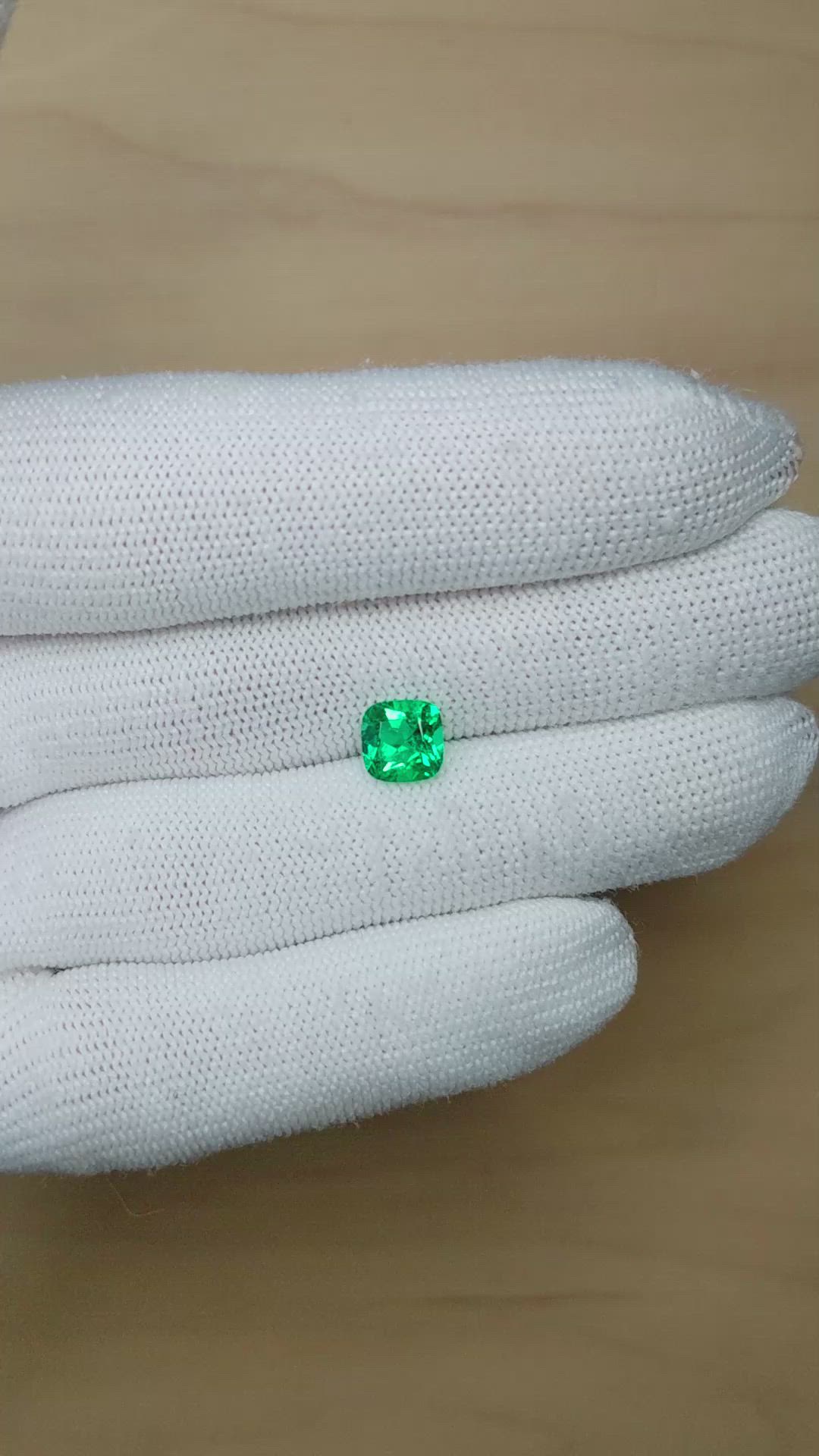 1.35 Ct. Emerald from Colombia Size Video