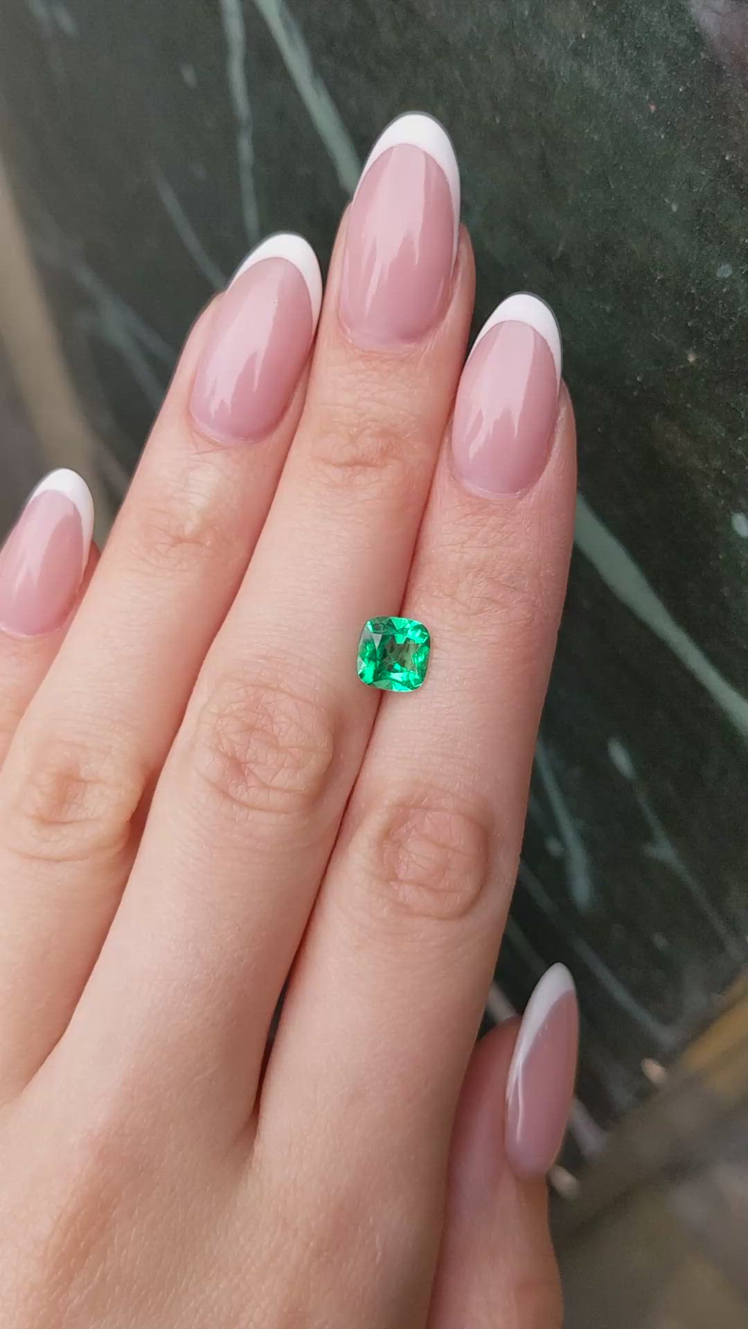 1.35 Ct. Emerald from Colombia Size Video
