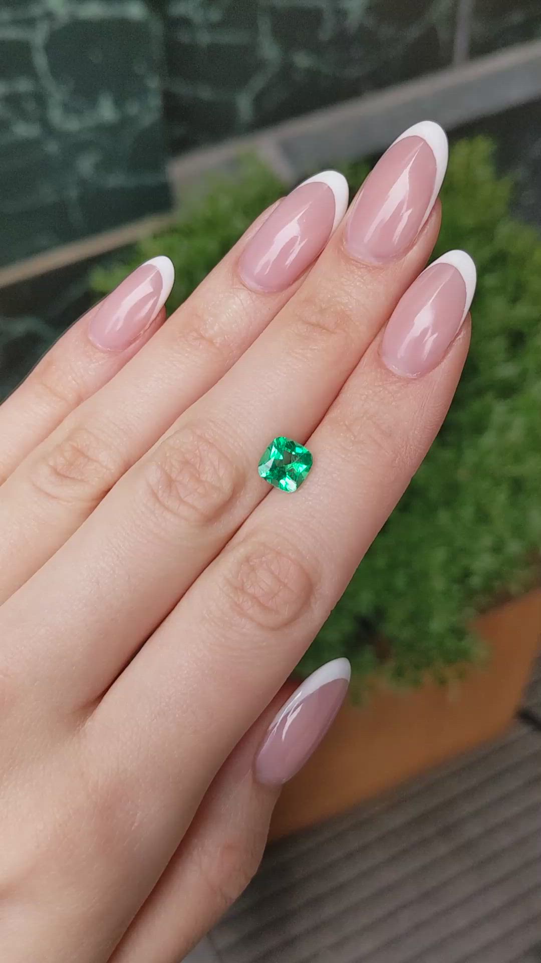 1.35 Ct. Emerald from Colombia Size Video