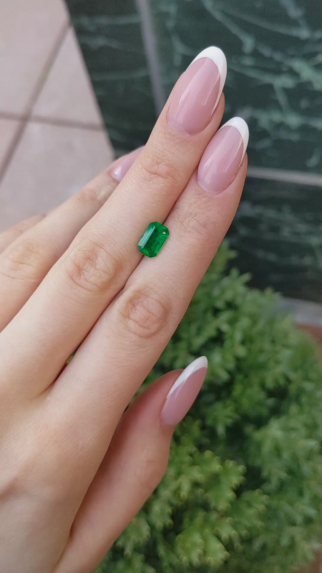 1.80 Ct. Emerald from Colombia Size Video