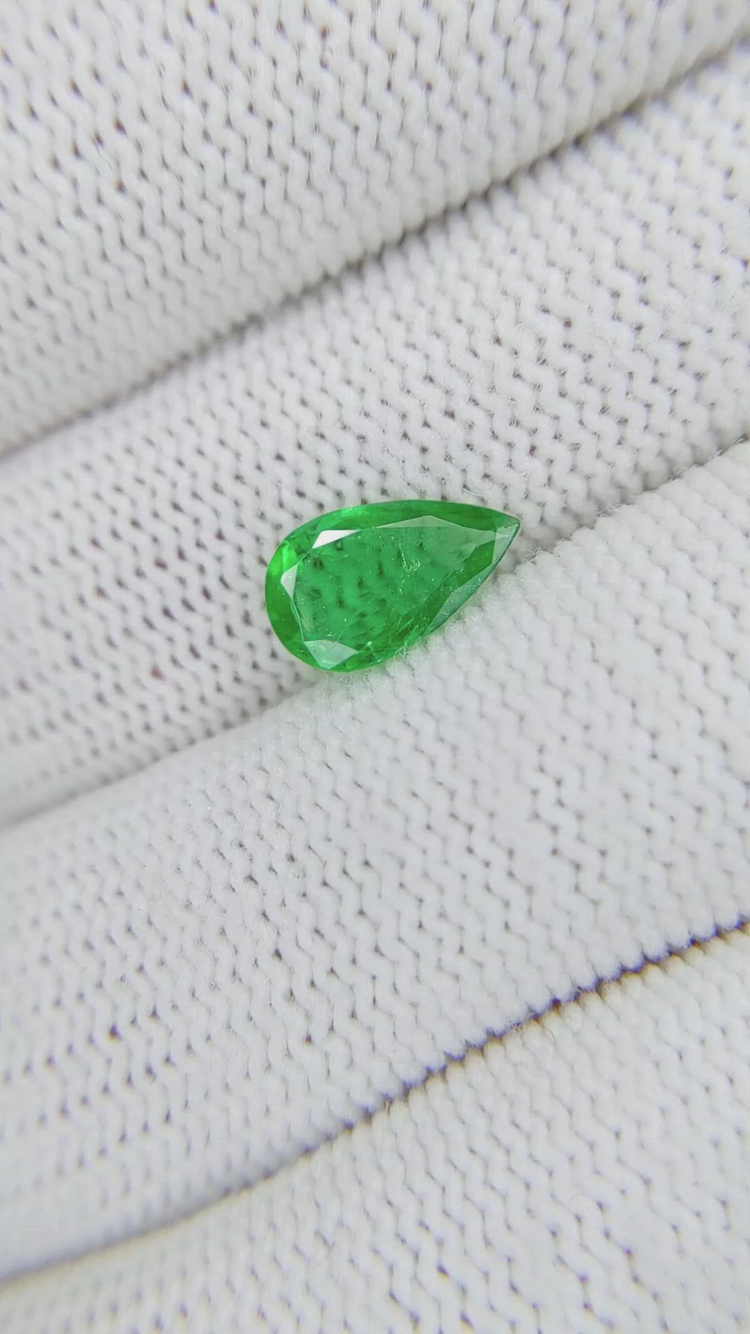 1.11 Ct. Emerald from Zambia Size Video