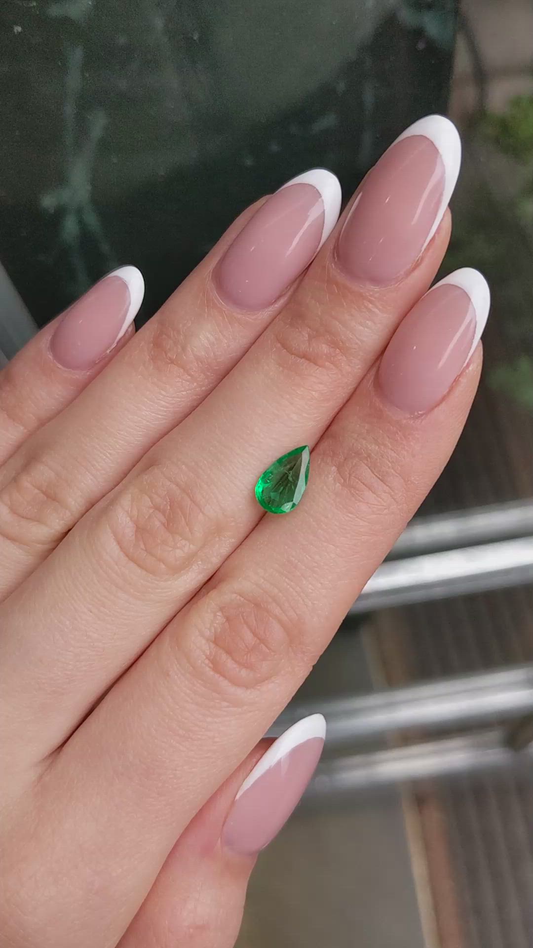 1.11 Ct. Emerald from Zambia Size Video