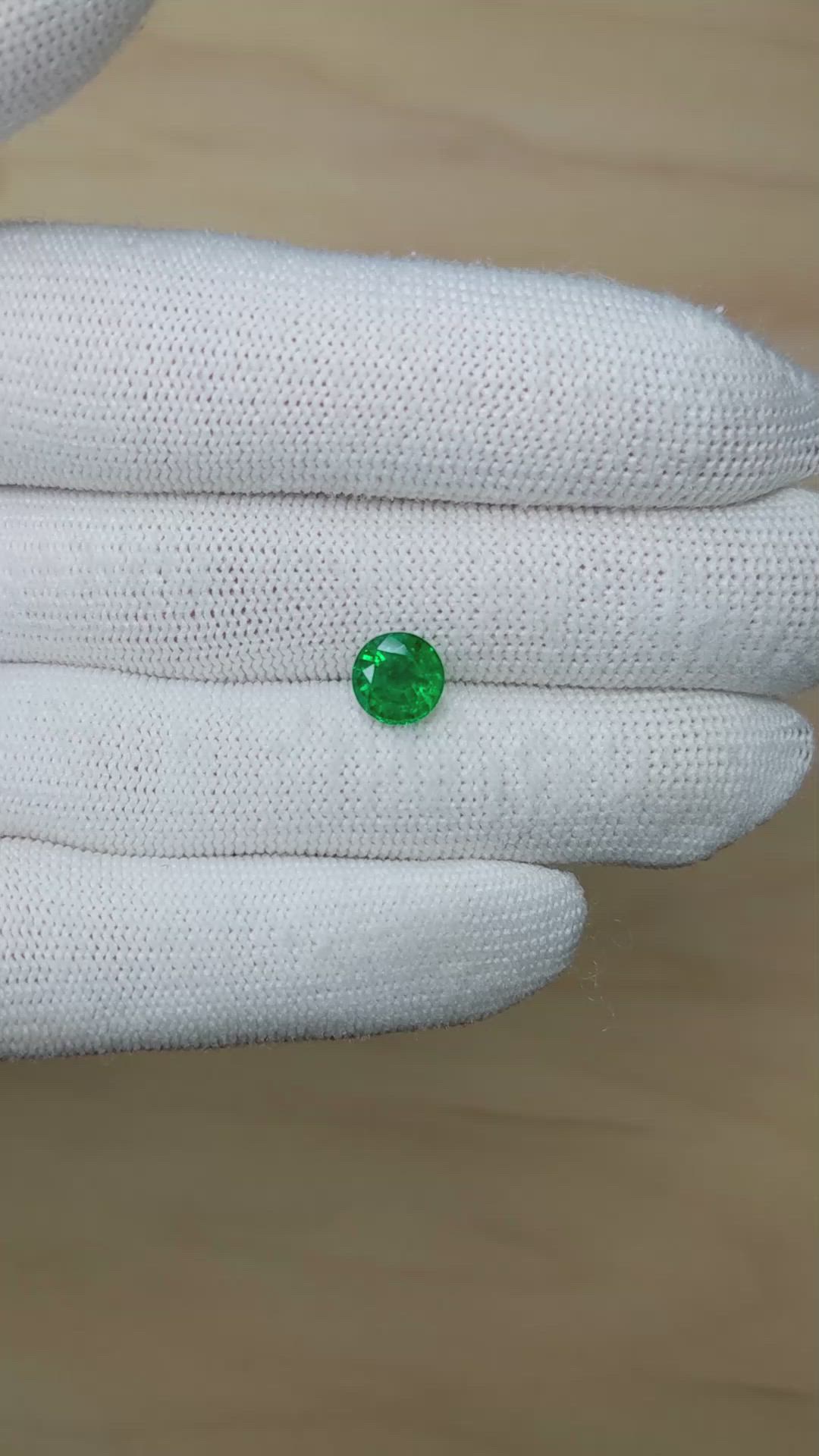 1.64 Ct. Emerald from Zambia Size Video