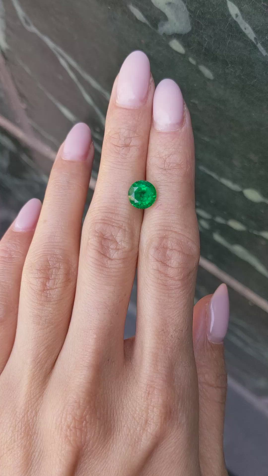 1.95 Ct. Emerald from Zambia Size Video