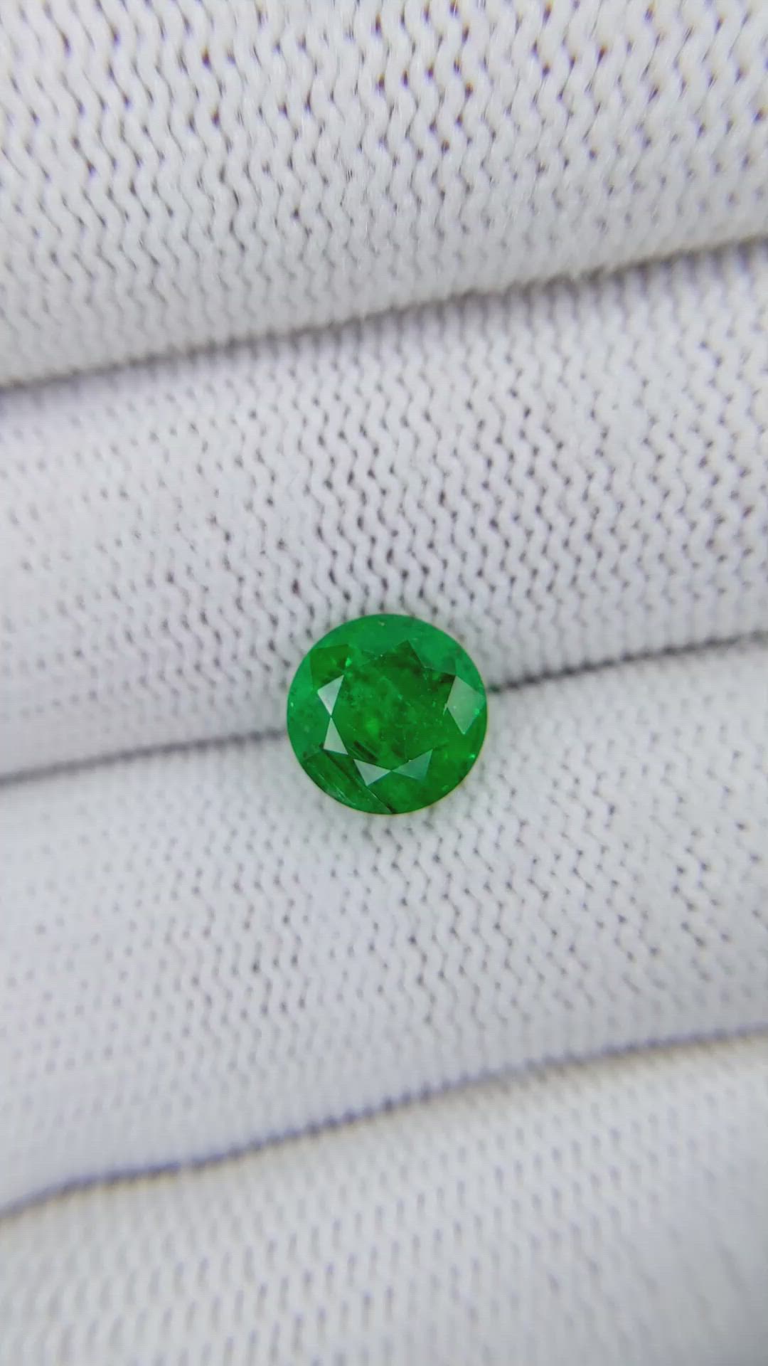 1.95 Ct. Emerald from Zambia Size Video