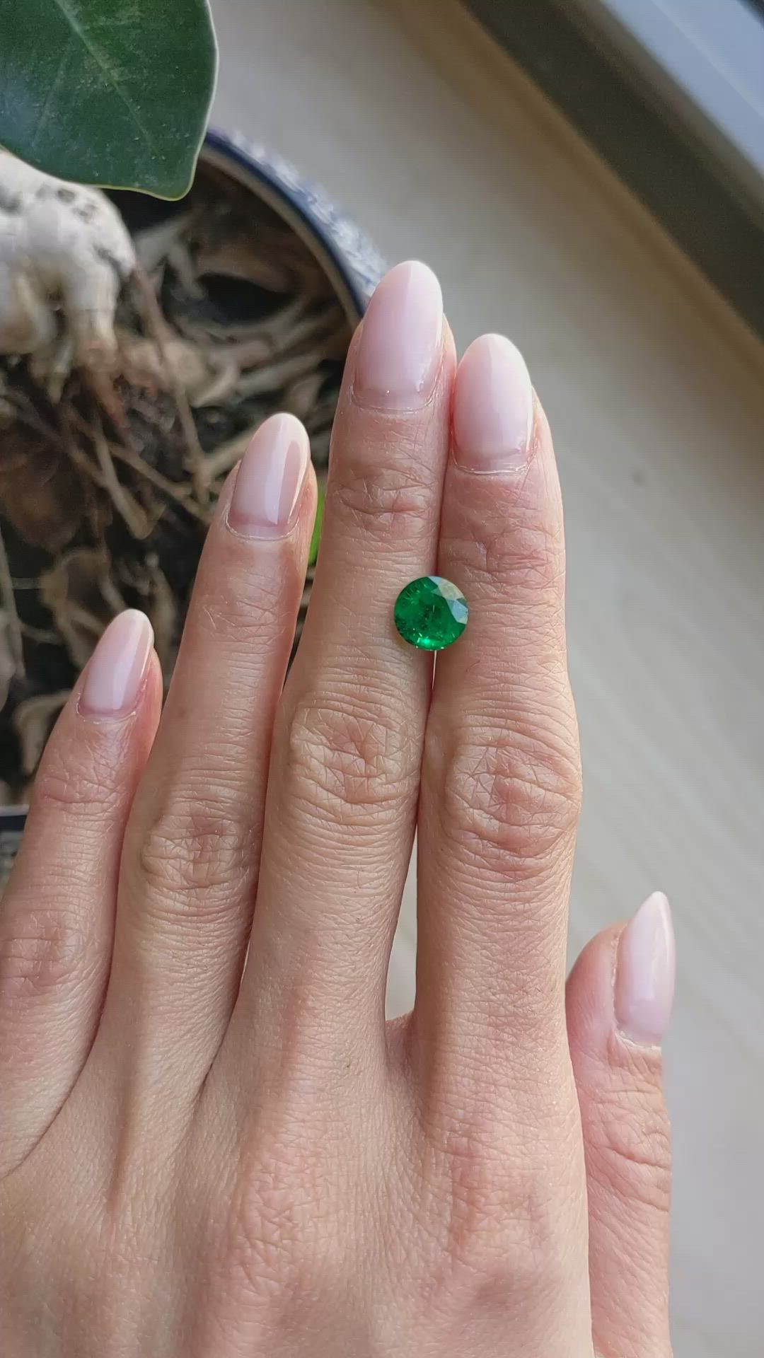 1.95 Ct. Emerald from Zambia Size Video