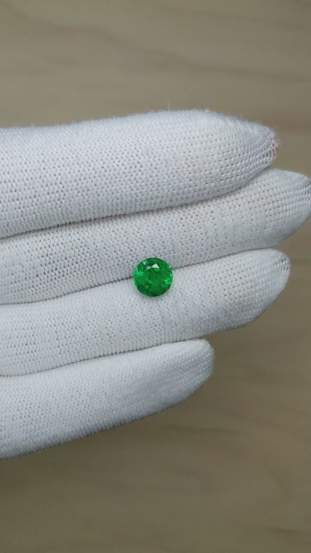 1.95 Ct. Emerald from Zambia Size Video