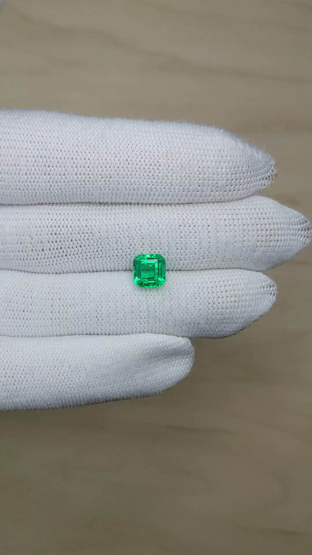 2.09 Ct. Emerald from Zambia Size Video