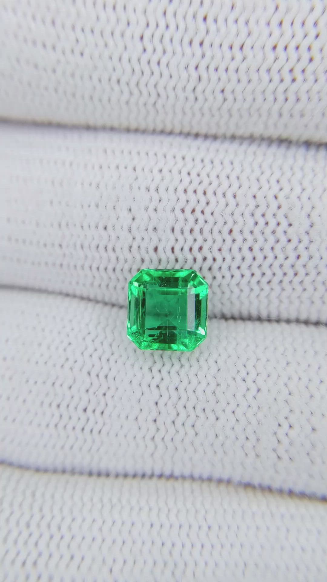 2.09 Ct. Emerald from Zambia Size Video