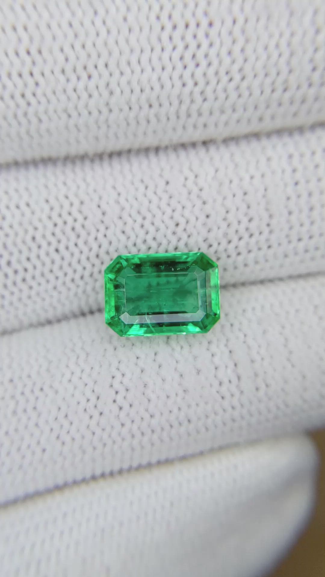 3.15 Ct. Emerald from Zambia Size Video