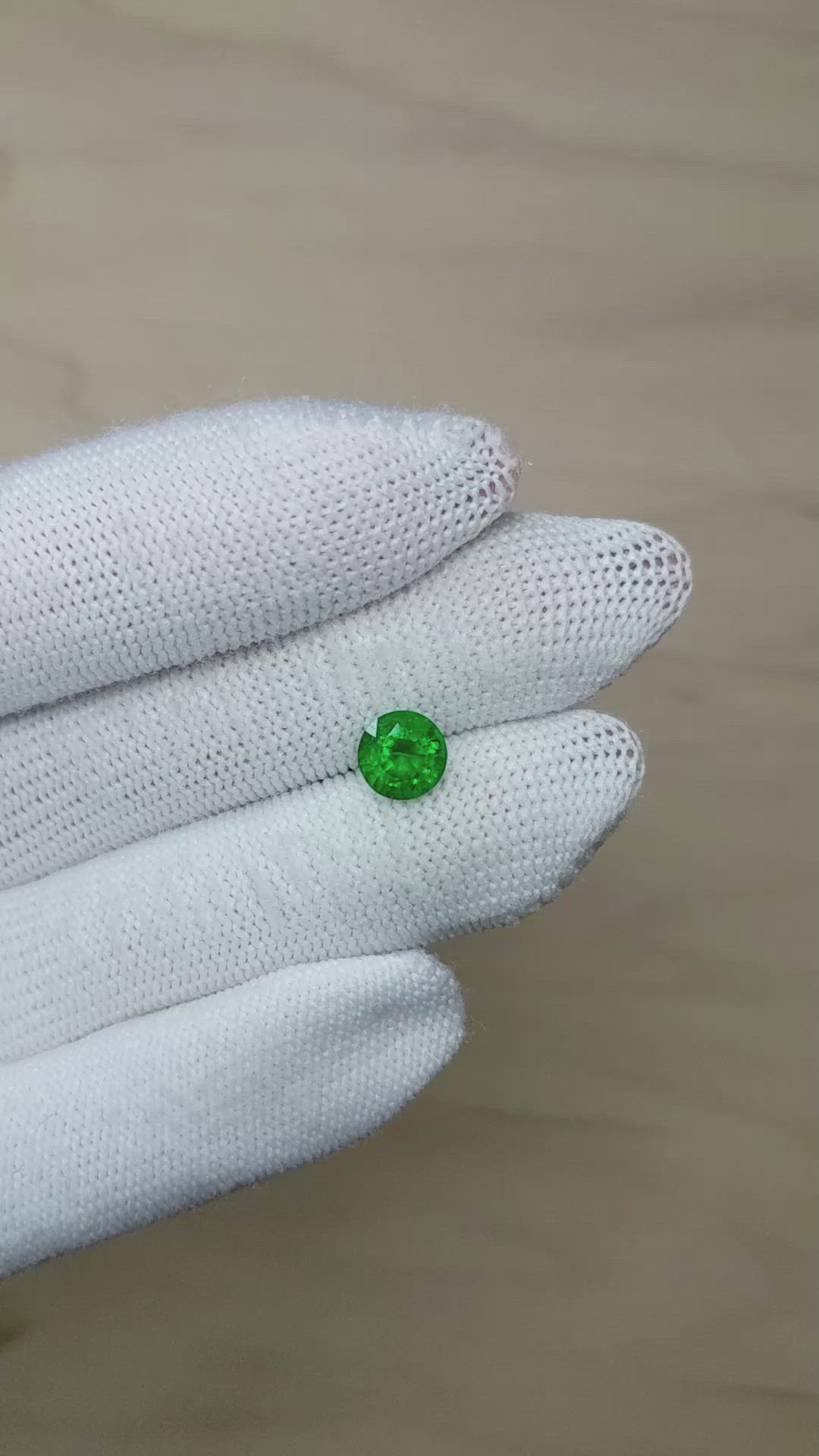 1.20 Ct. Emerald from Zambia Size Video