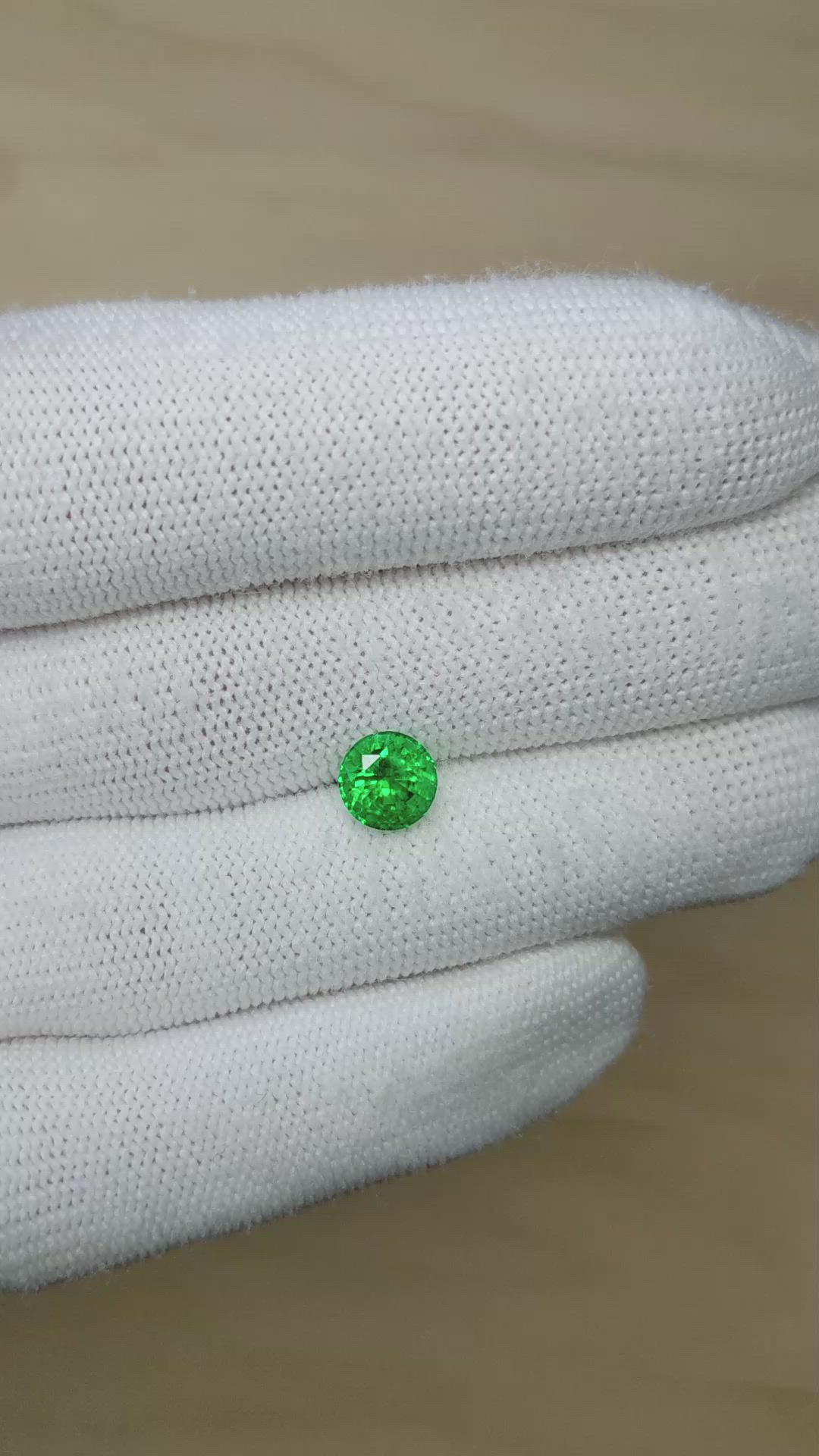 1.46 Ct. Emerald from Zambia Size Video