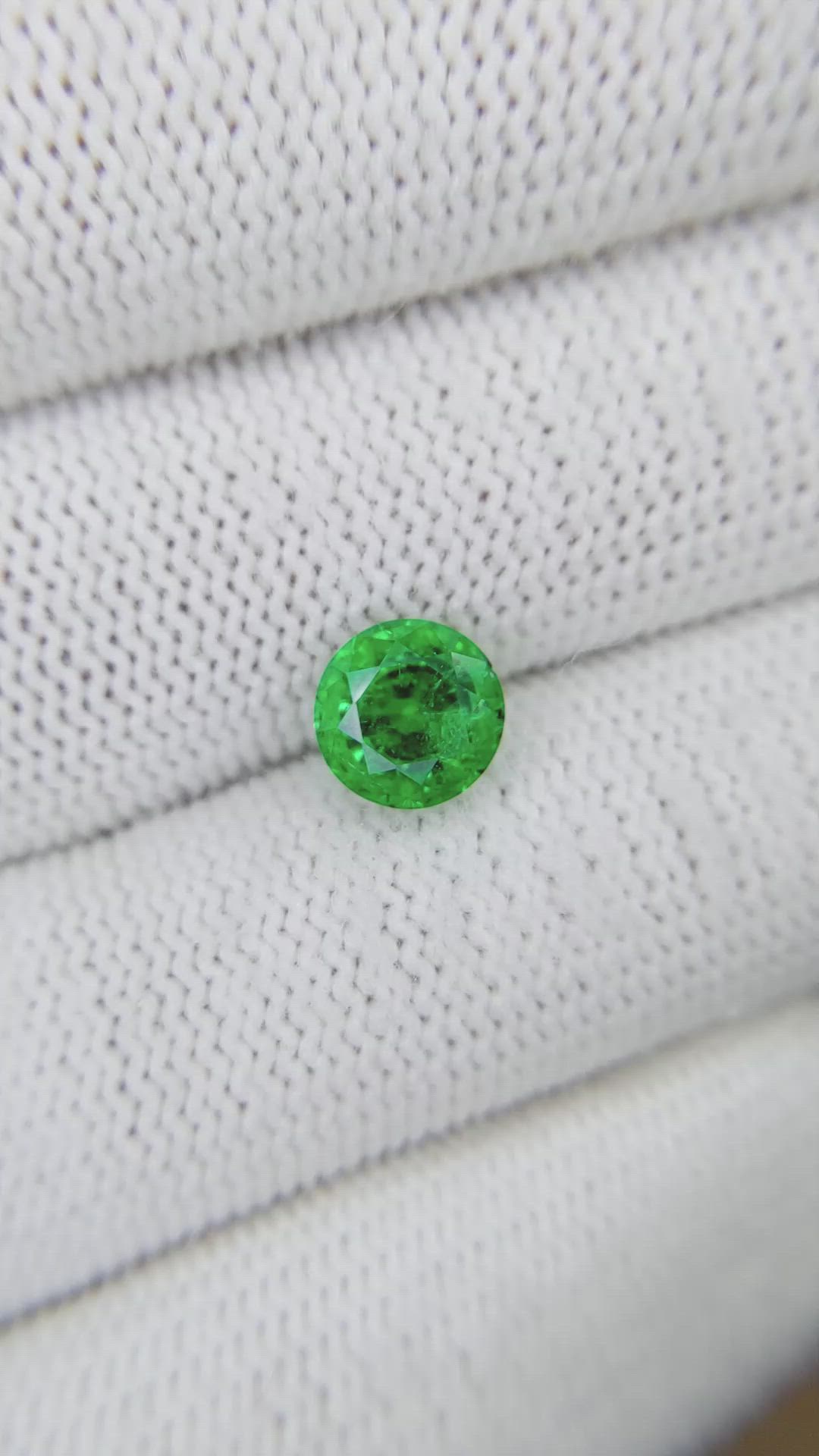 1.46 Ct. Emerald from Zambia Size Video