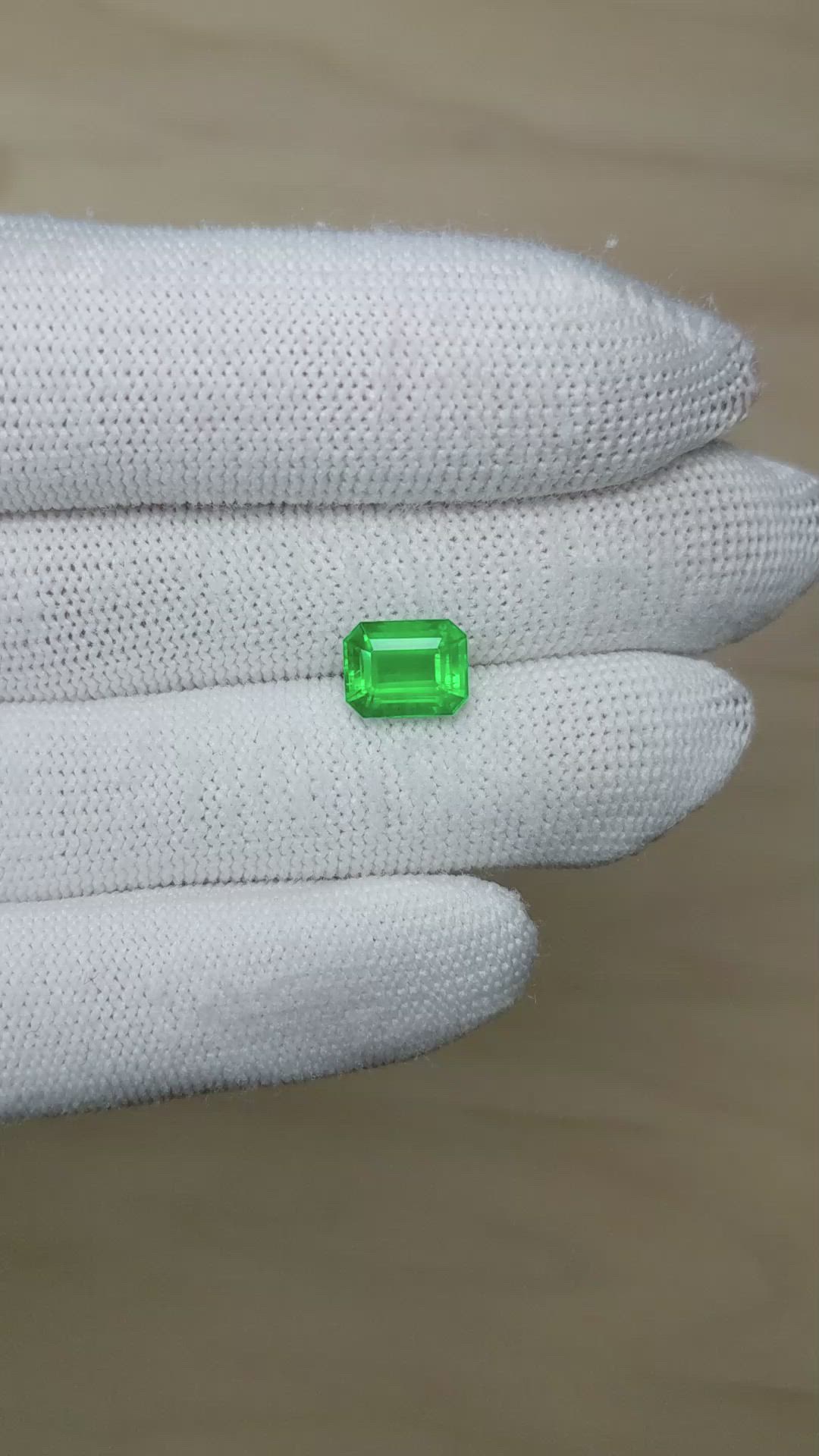 2.35 Ct. Emerald from Zambia Size Video