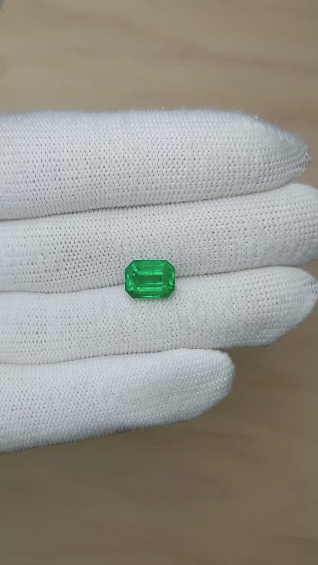 3.38 Ct. Emerald from Zambia Size Video