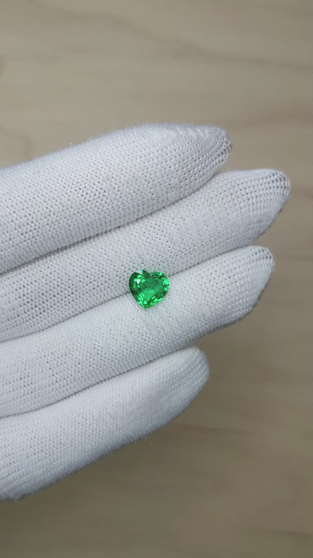 1.86 Ct. Emerald from Zambia Size Video