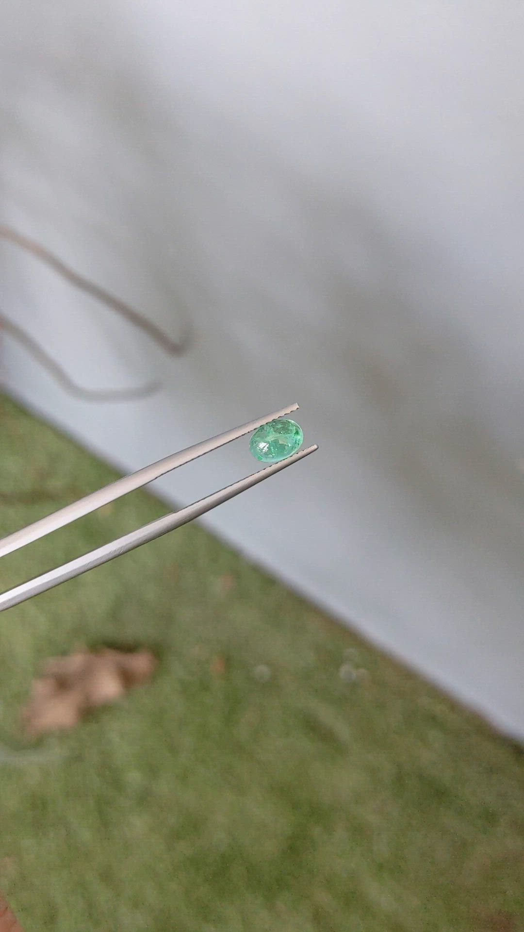 1.02 Ct. Cabochon Emerald from Russia Size Video