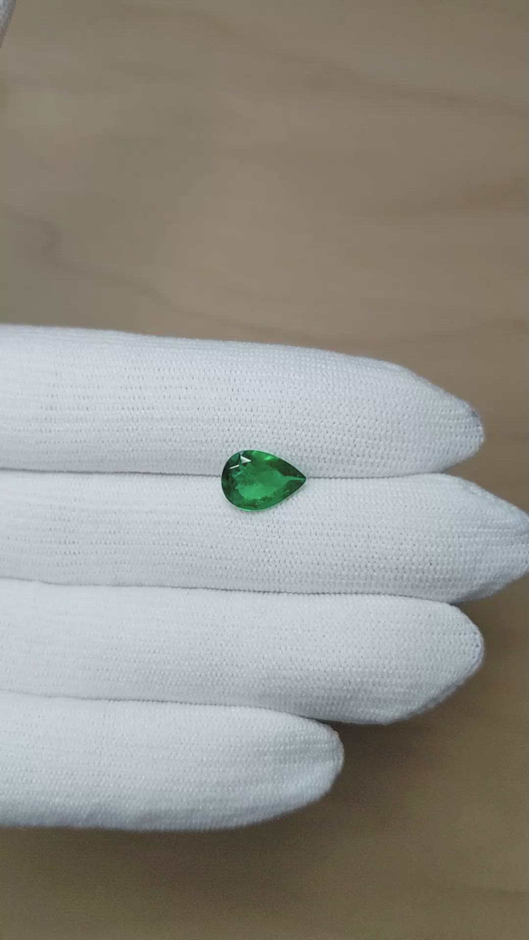 1.66 Ct. Emerald from Colombia Size Video