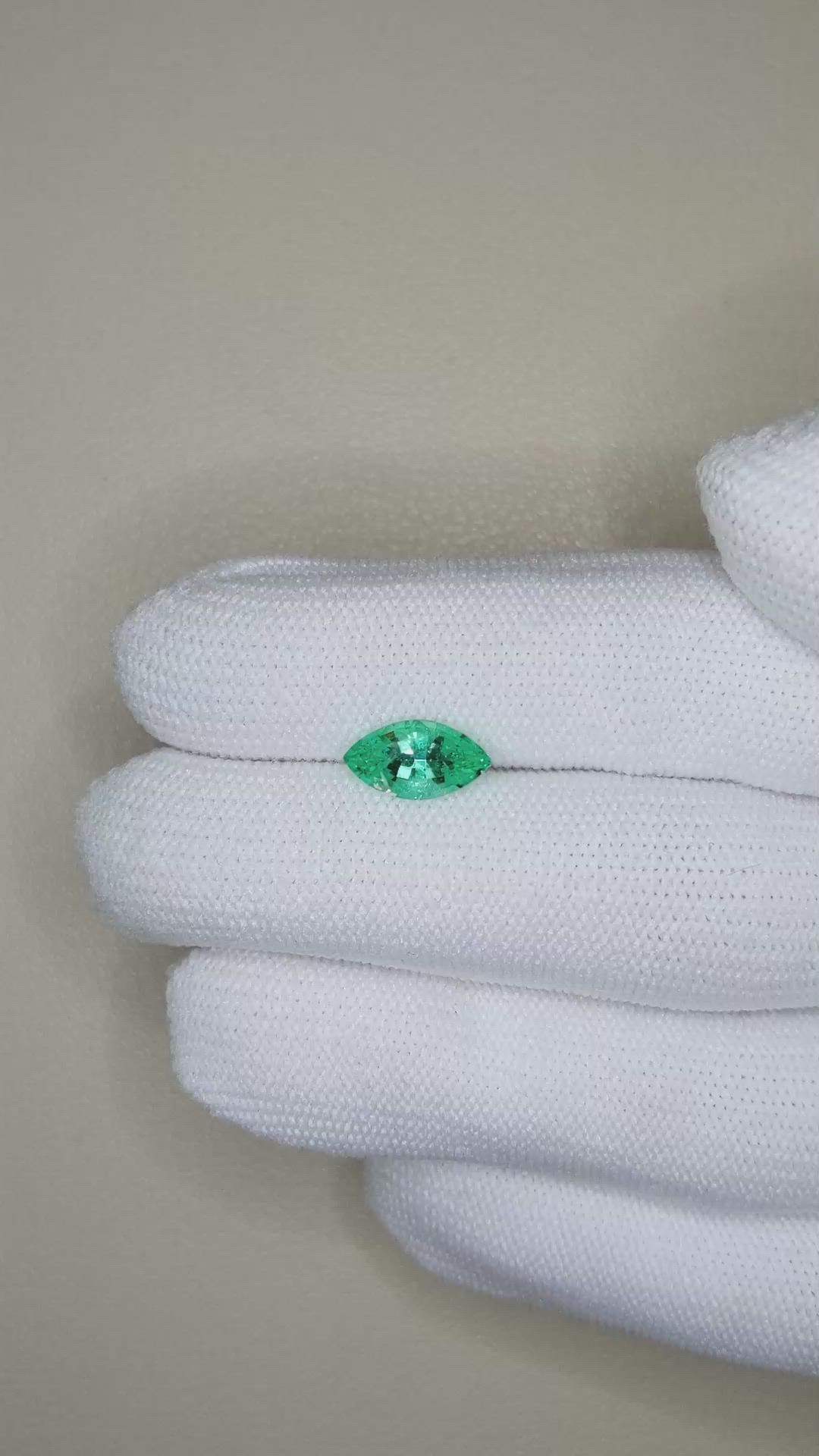 1.33 Ct. Emerald from Russia Size Video