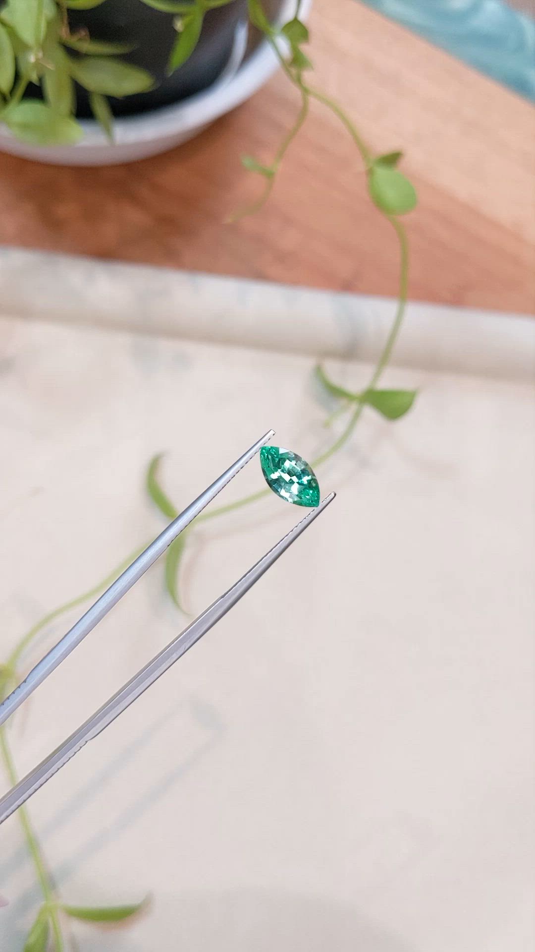 1.33 Ct. Emerald from Russia Size Video