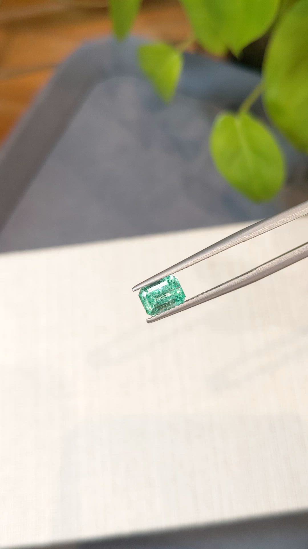 1.12 Ct. Emerald from Russia Size Video