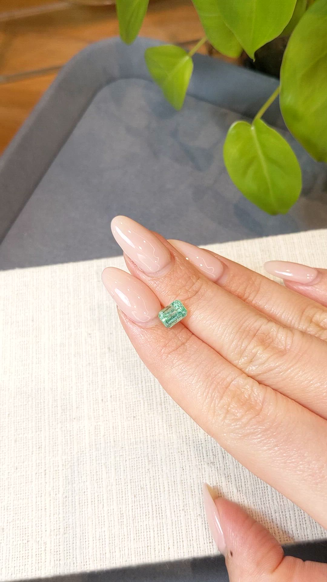 1.12 Ct. Emerald from Russia Size Video