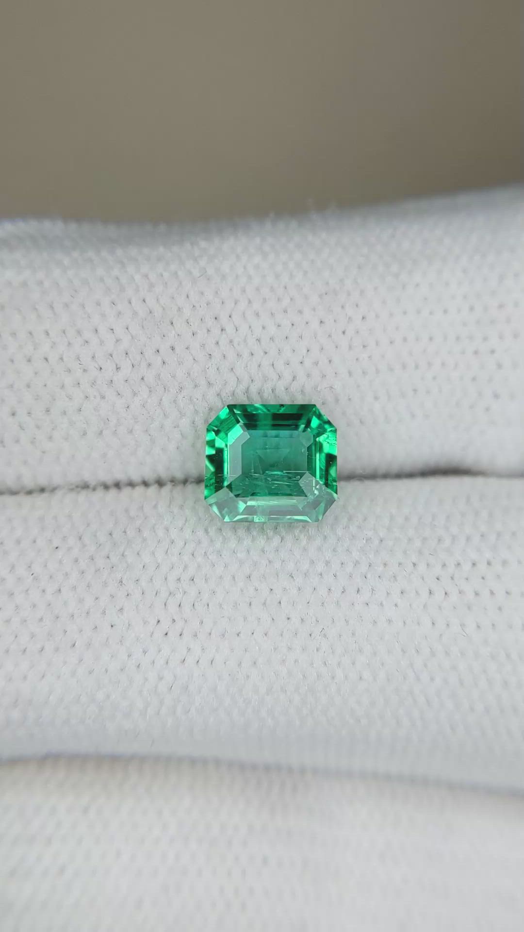 1.43 Ct. Emerald from Zambia Size Video