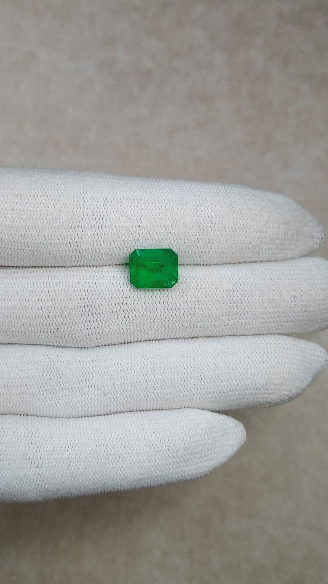 3.80 Ct. Emerald from Zambia Size Video