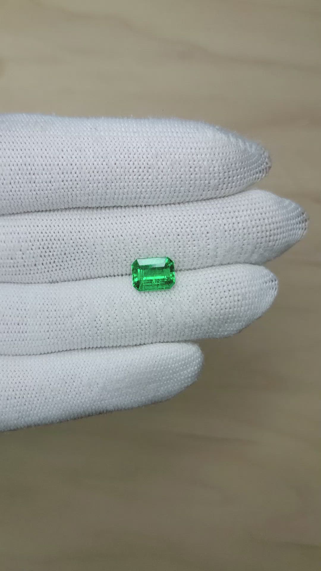 2.18 Ct. Emerald from Zambia Size Video