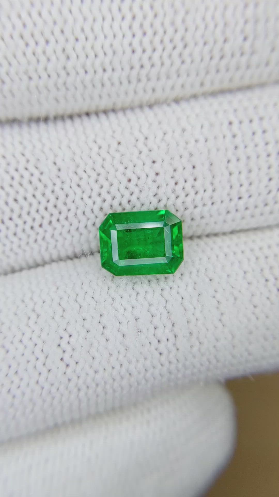 1.83 Ct. Emerald from Zambia Size Video