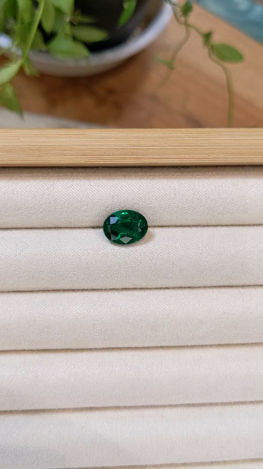 3.72 Ct. Emerald from Zambia Size Video