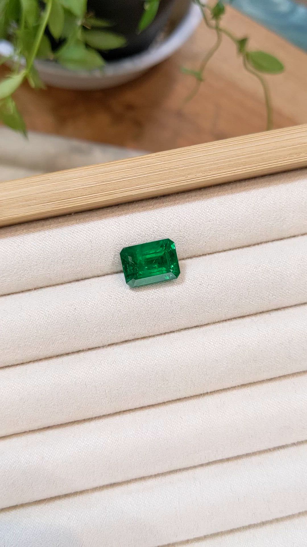 6.08 Ct. Emerald from Zambia Size Video