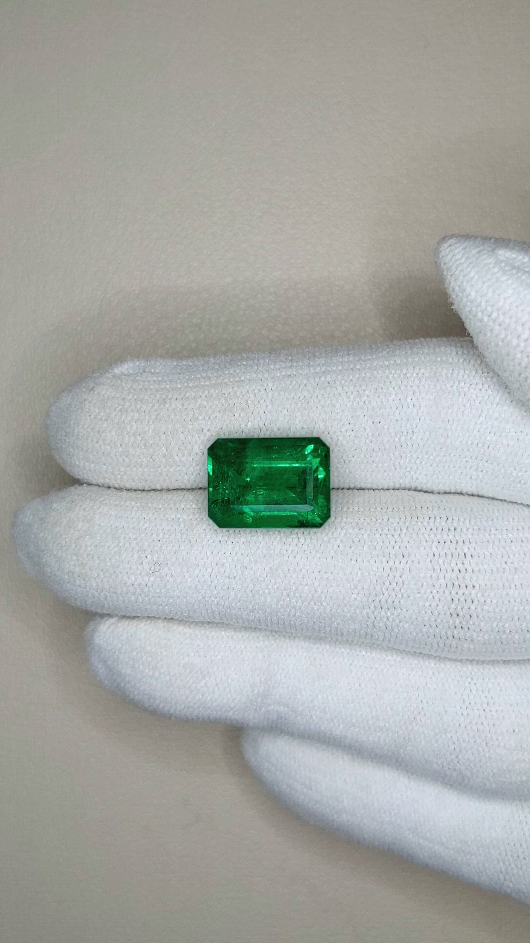 6.08 Ct. Emerald from Zambia Size Video