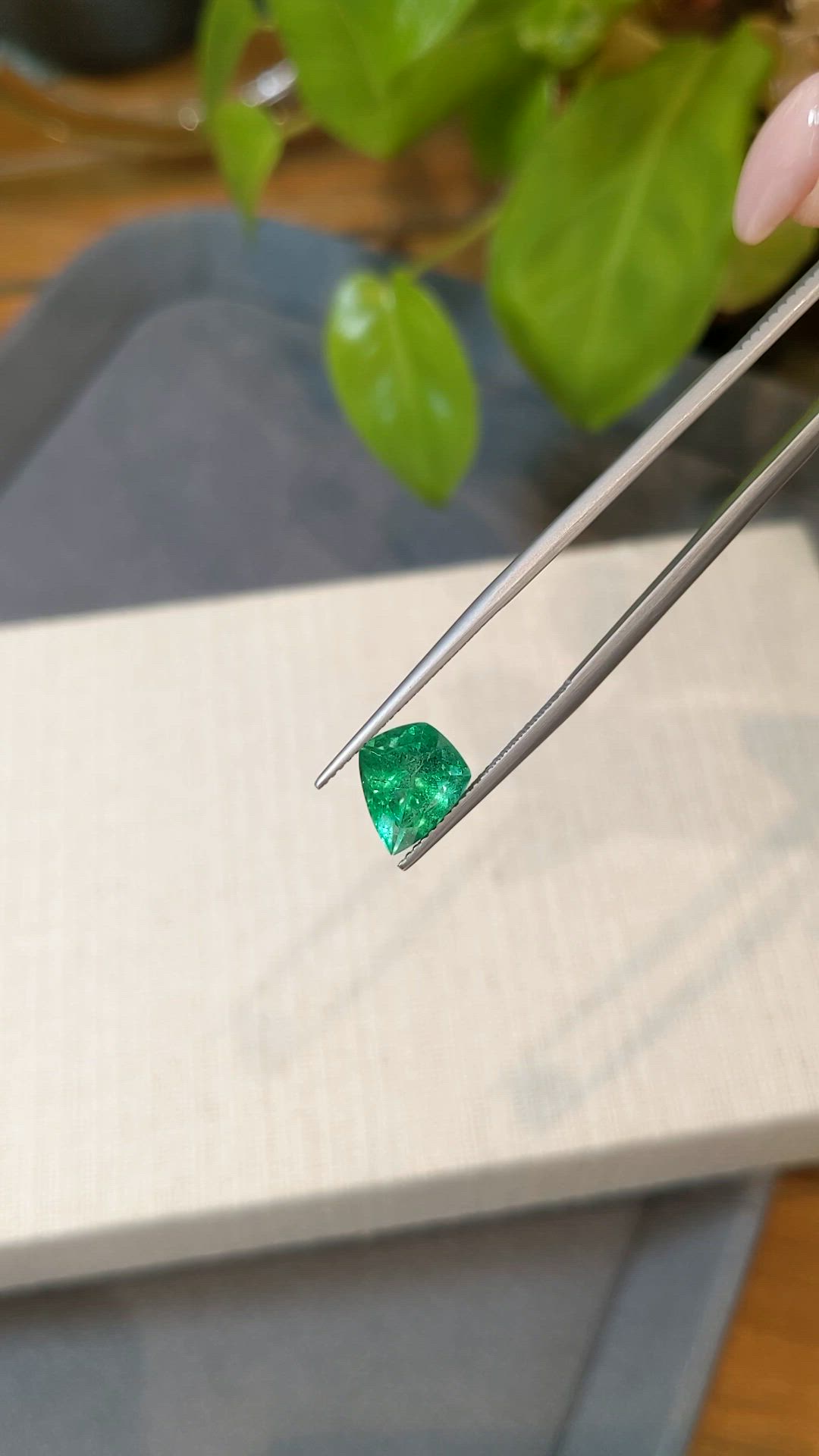 2.57 Ct. Emerald from Russia Size Video