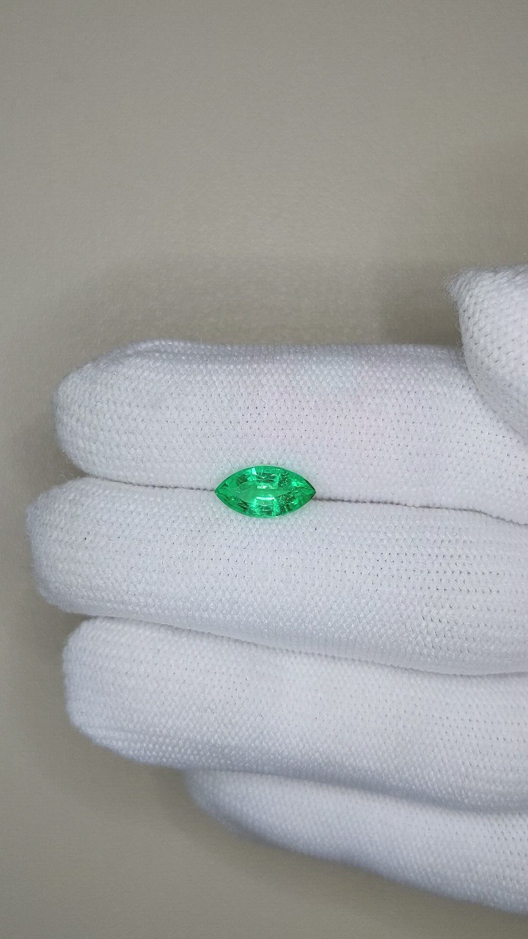 1.13 Ct. Emerald from Russia Size Video