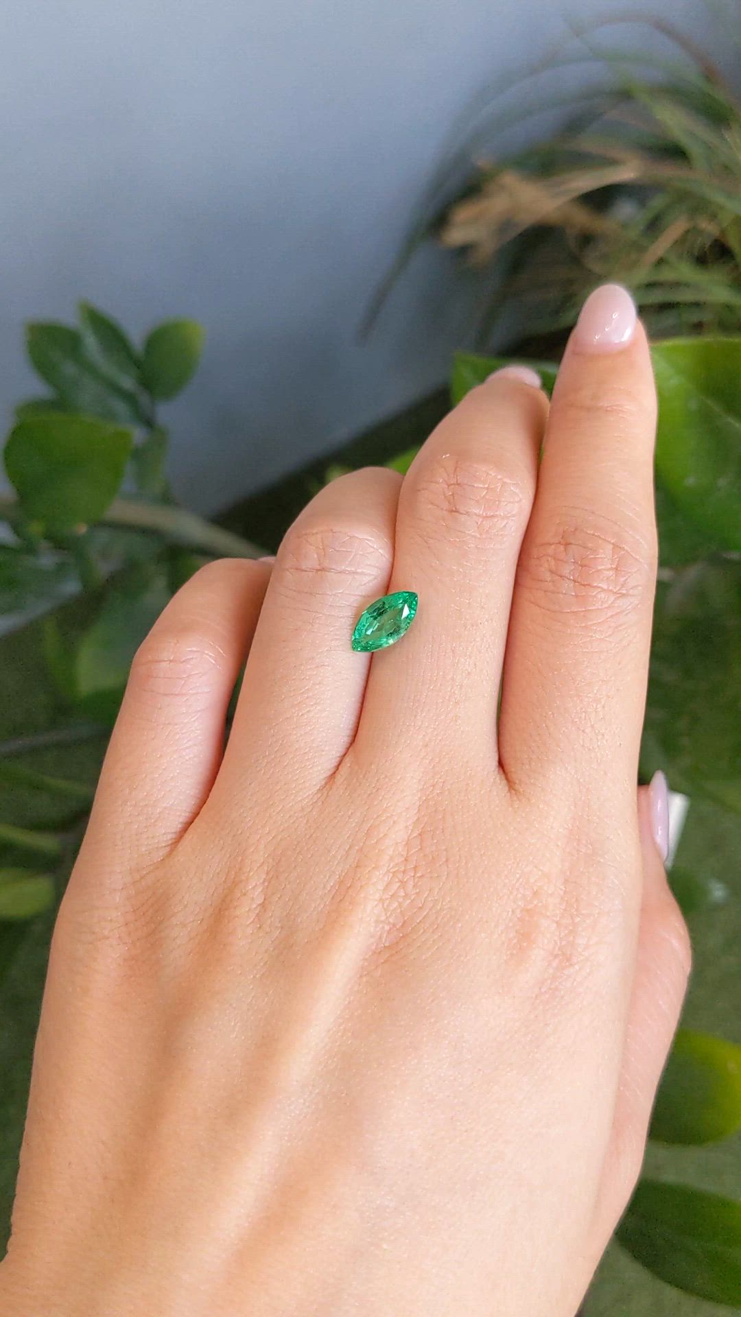 1.13 Ct. Emerald from Russia Size Video
