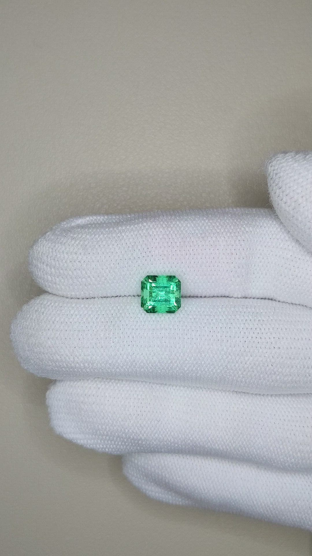 1.65 Ct. Emerald from Russia Size Video