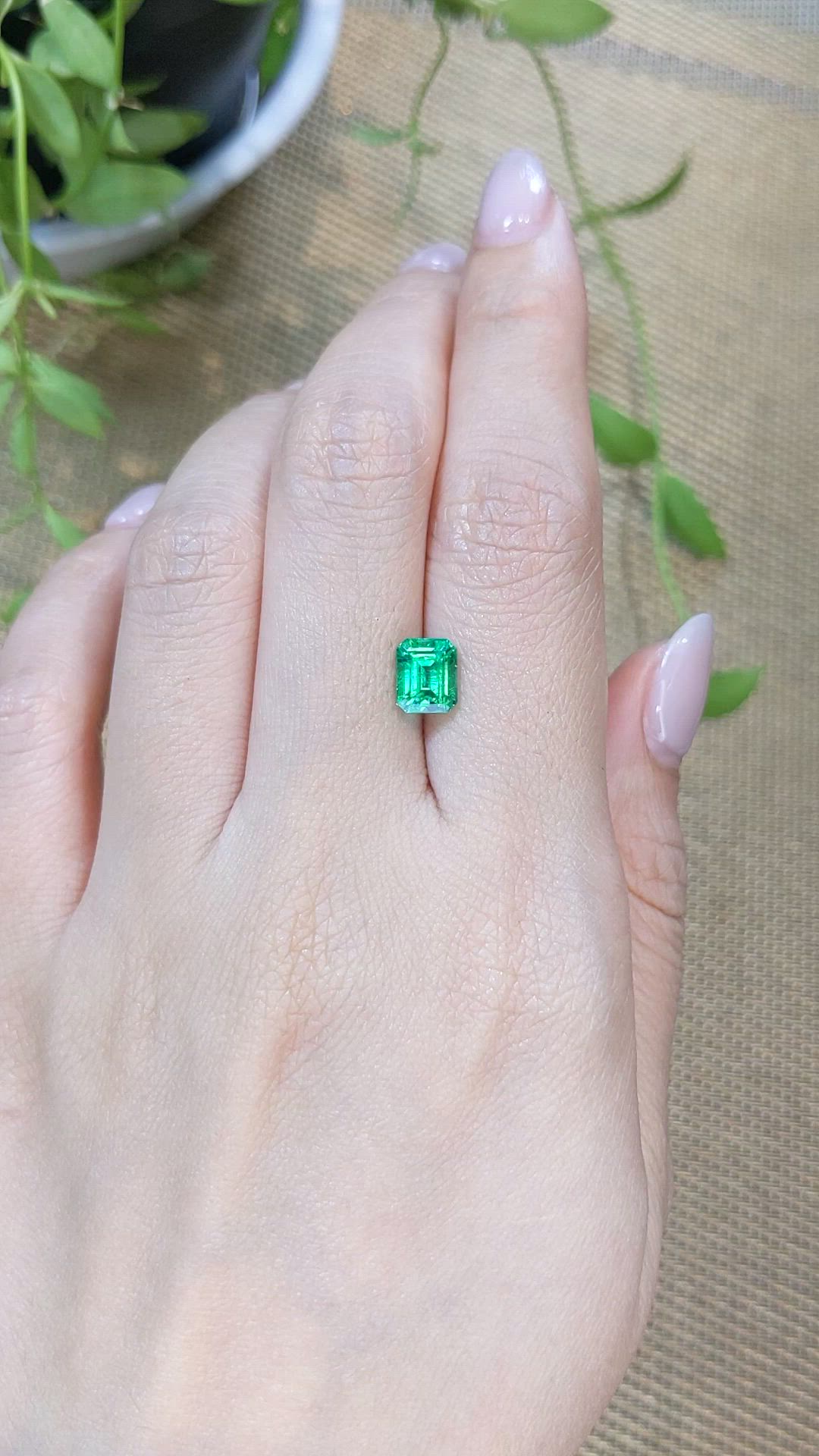 1.51 Ct. Emerald from Russia Size Video
