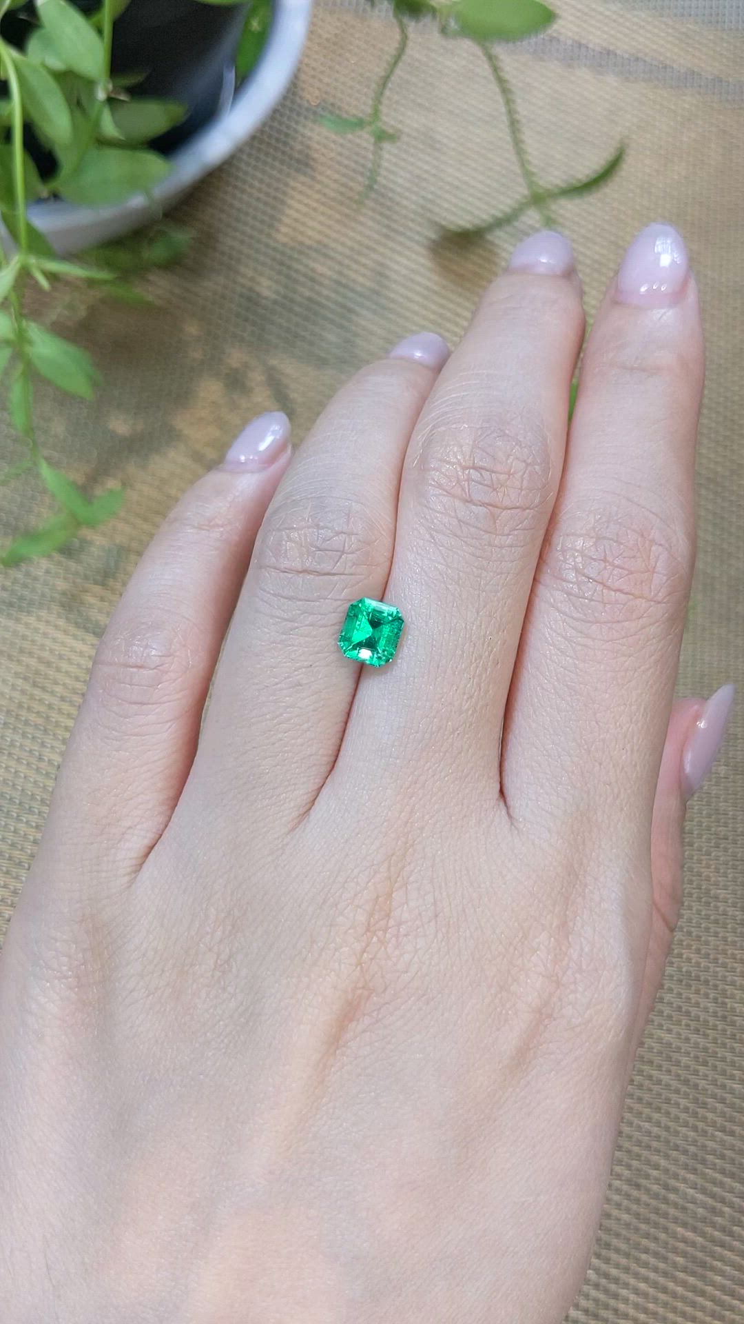 1.24 Ct. Emerald from Russia Size Video