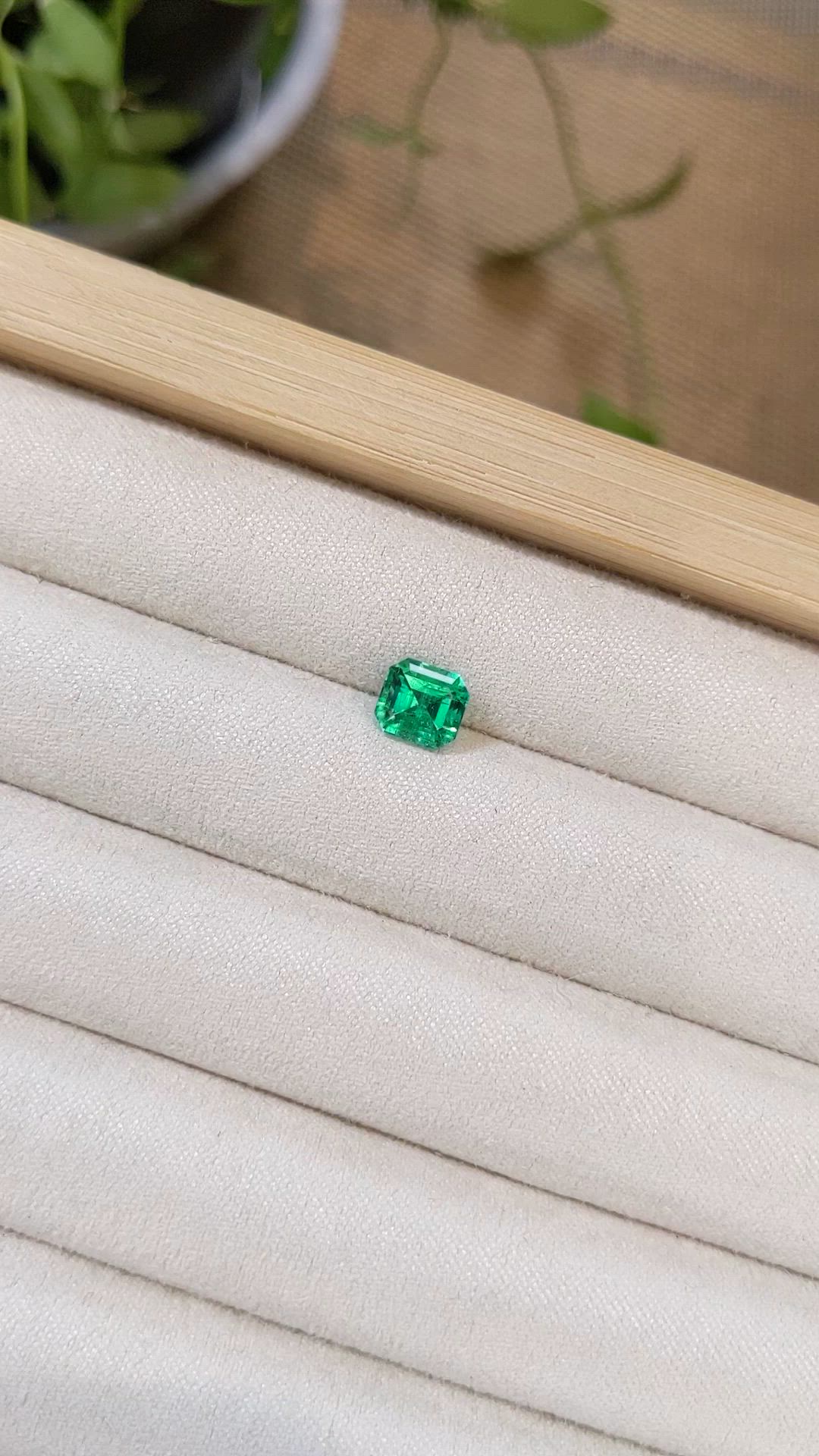 1.24 Ct. Emerald from Russia Size Video